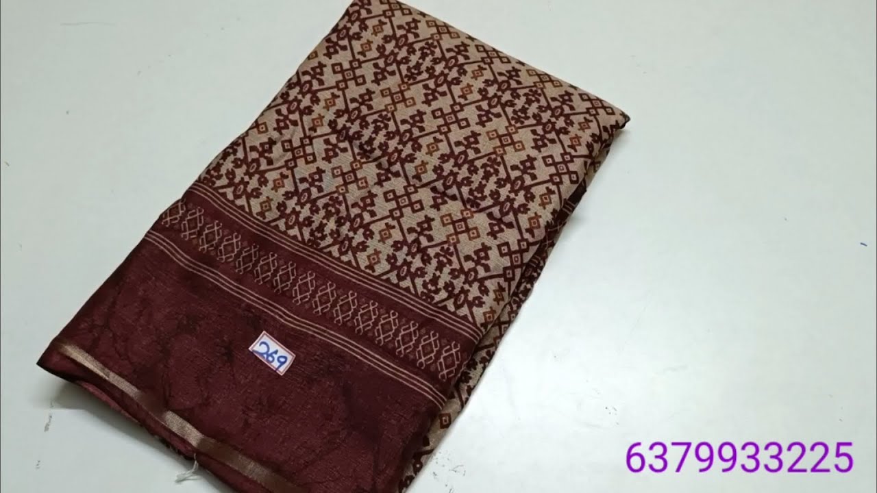 Tussar saree collection// video 3