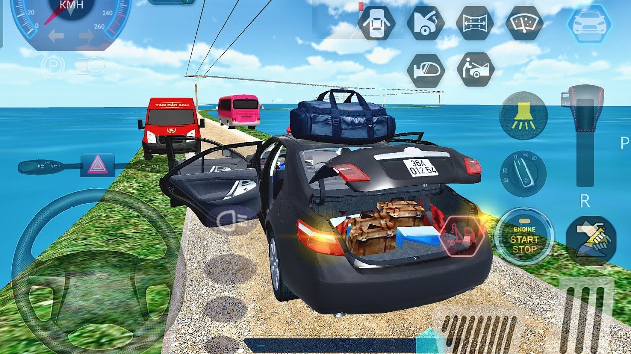 ​Realistic Journey! 🚗 Car Simulator Vietnam: Loading Luggage & Coastal Drive Challenge!