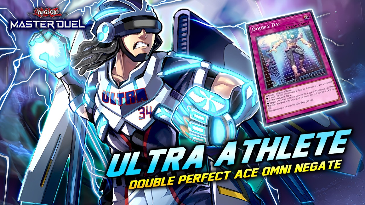 DOUBLE U.A. PERFECT ACE / INSTANT OMNI NEGATE! Ultra Athlete Deck ft K9 [Master Duel]