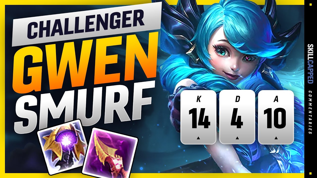 CHALLENGER GWEN SMURF HECTOR teaches YOU TO CARRY - Gwen Gameplay Guide