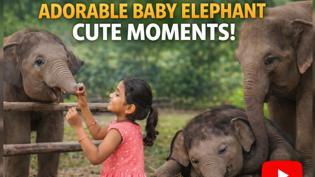 Funniest & Cutest Baby Elephant Moments 🐘 | Adorable Elephant Compilation”