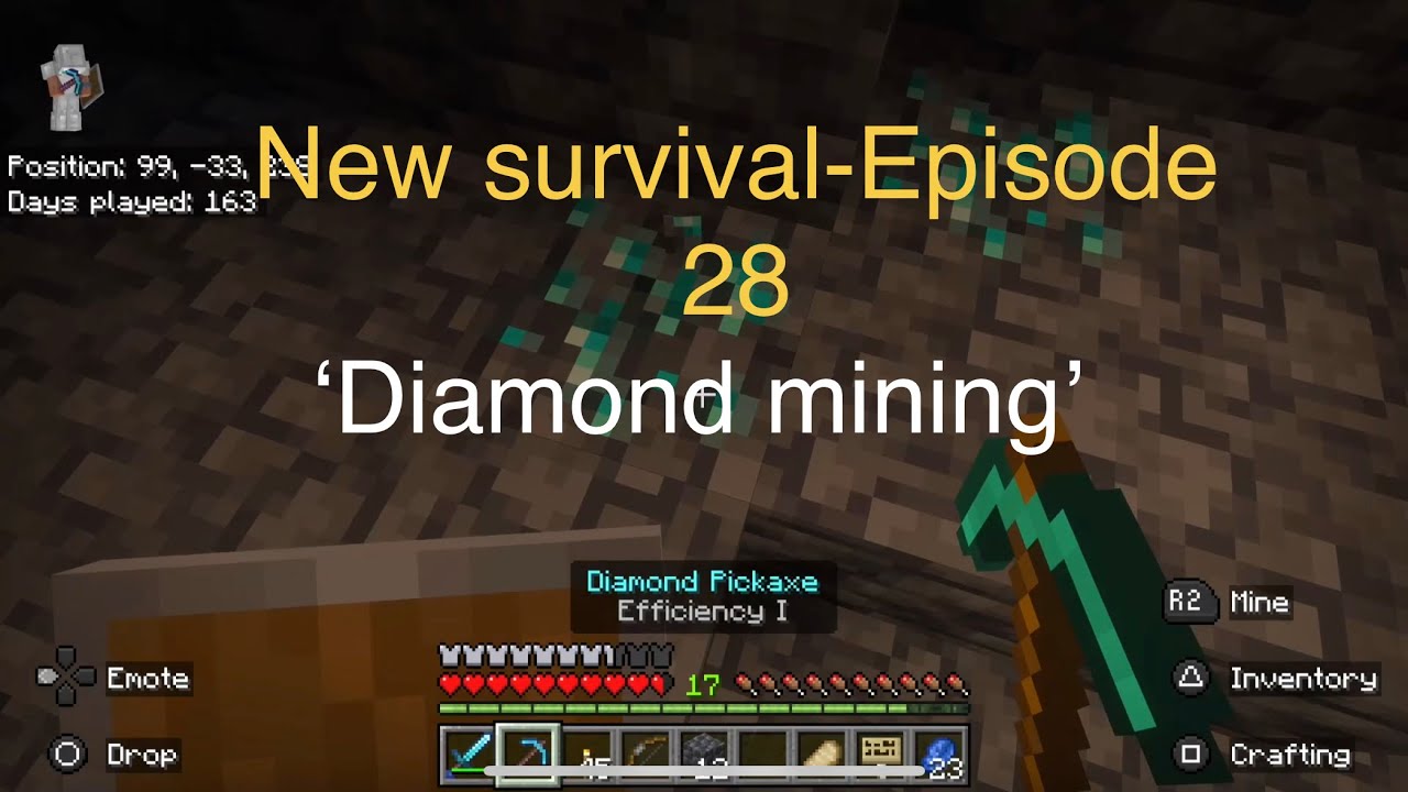 New survival-Episode 28 ‘Diamond mining’ #jackdb504 