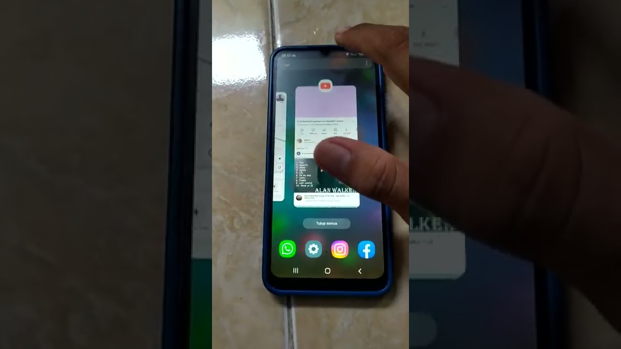 cara merekam video hp dengan backsound YouTube secara bersamaan... cekidot