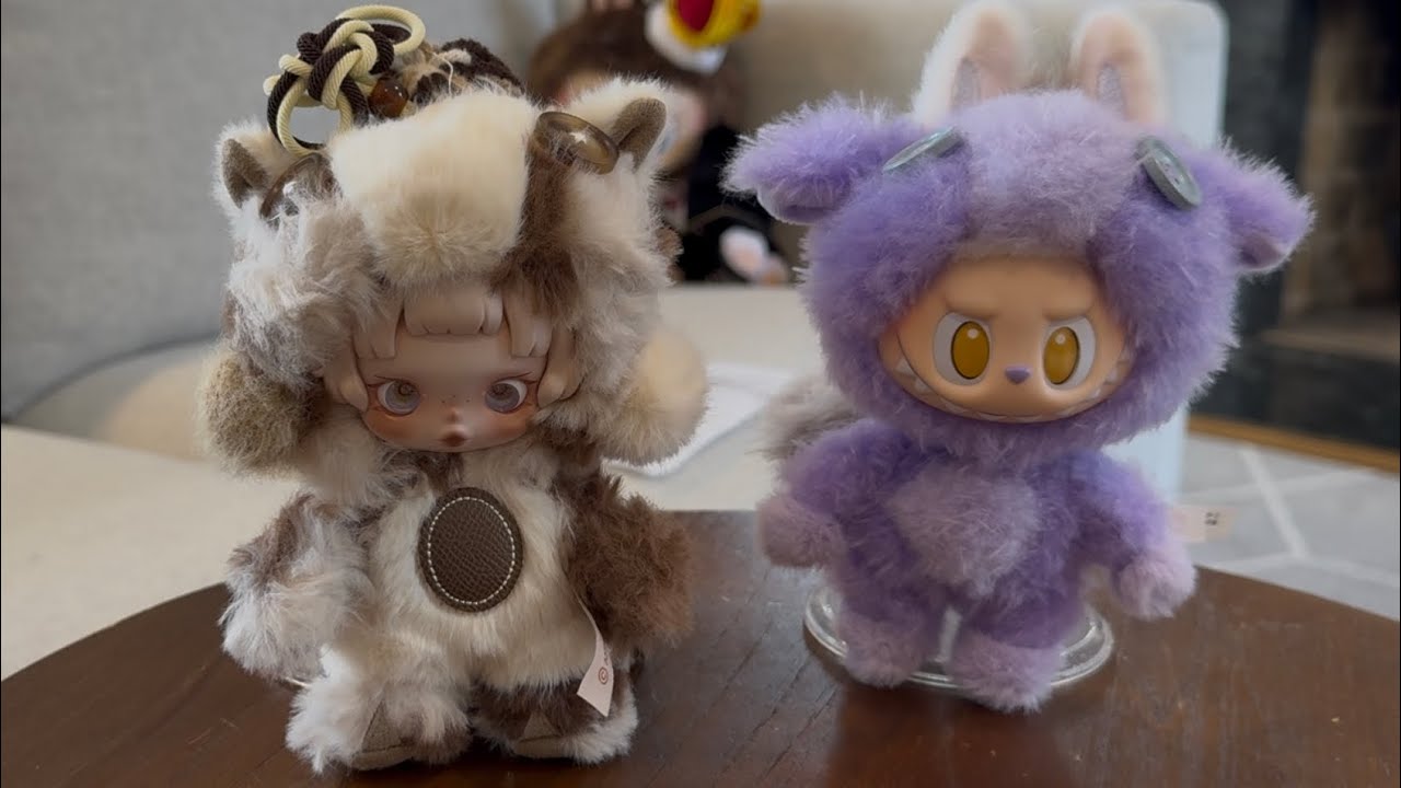 Clean with me - ASMR - BIE Secret Id & me - SkullPanda & Labubu from Have a Good Run