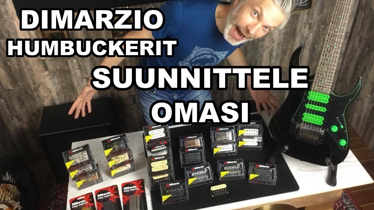 DiMarzio mikit - Humbuckereissa paljon kustomointimahdollisuuksia