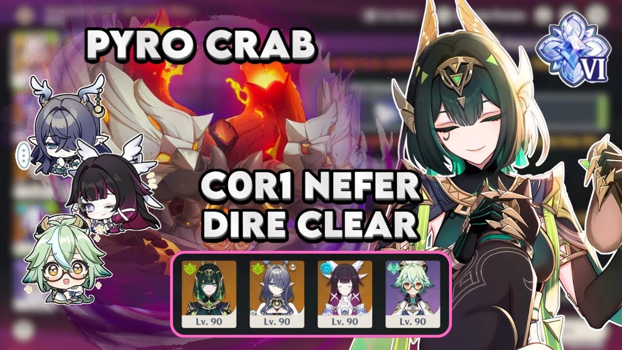 6.3 Stygian Onslaught Dire | C0R1 Nefer [6 Cost] Pyro Crab 115s Clear
