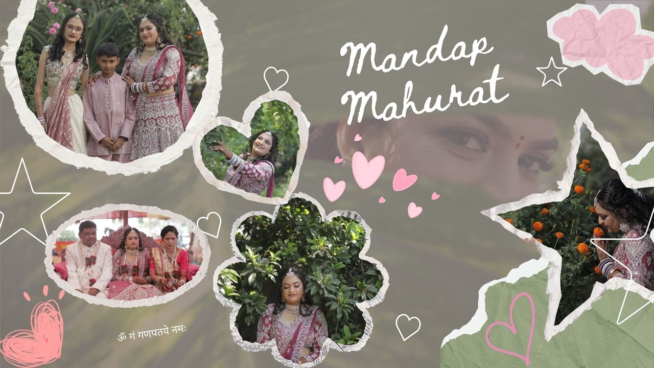 Shaadi Rituals Begin! 💕Shreya's  Satak Vidhi  💛 | Mandap Mahurat Vlog