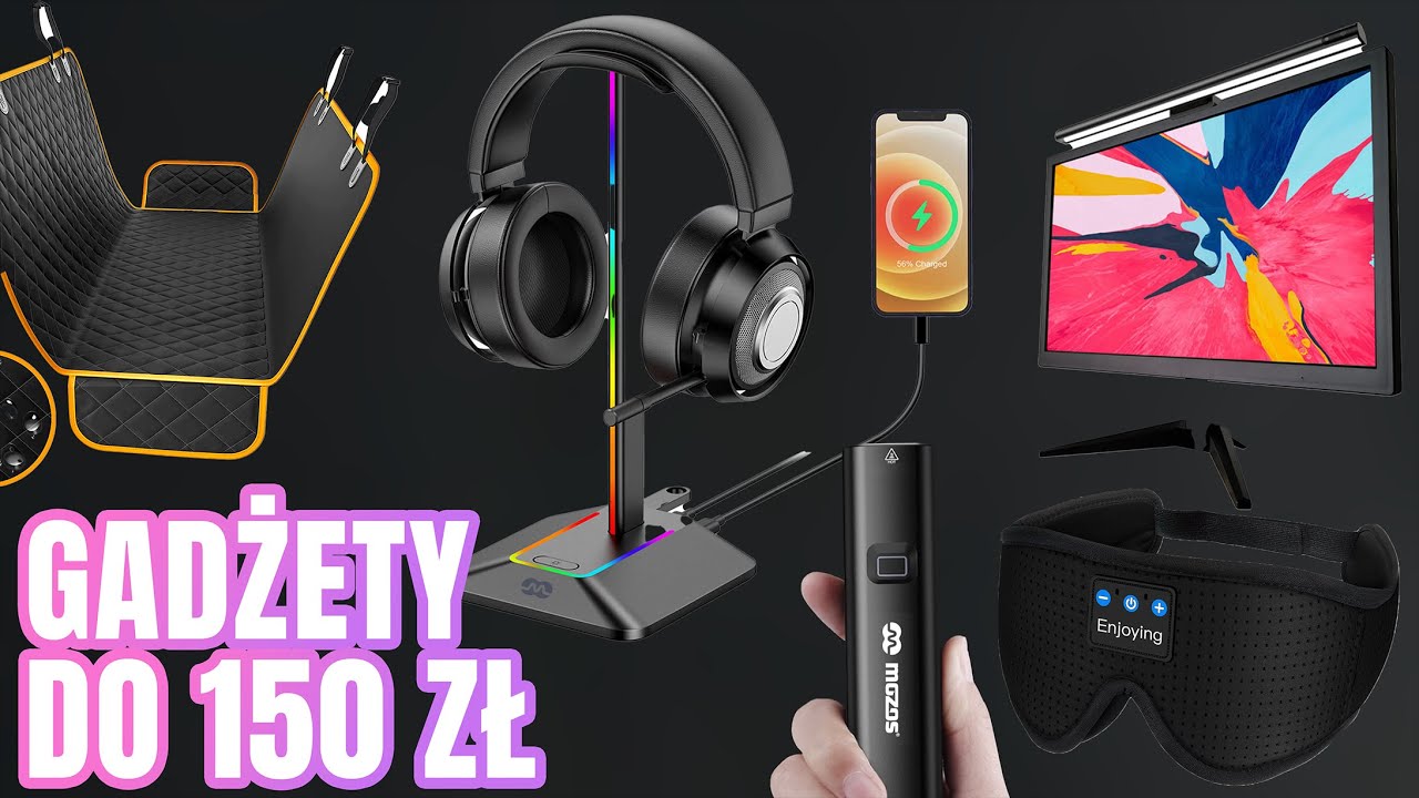 Gadżety do 150zł od Mozosa - Słuchawki do spania i super lampka rowerowa ?!