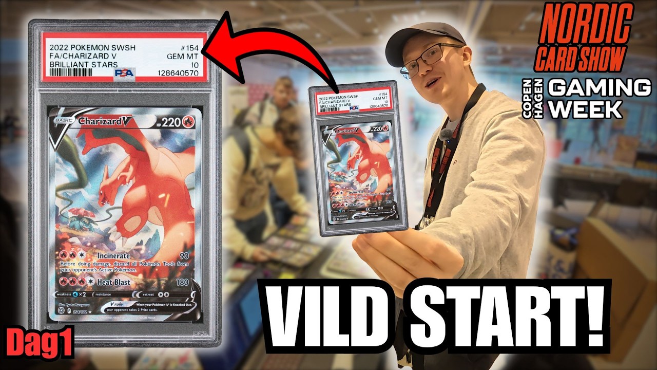 VILD START som Vendor på Nordic Card Show! (Dag 1)