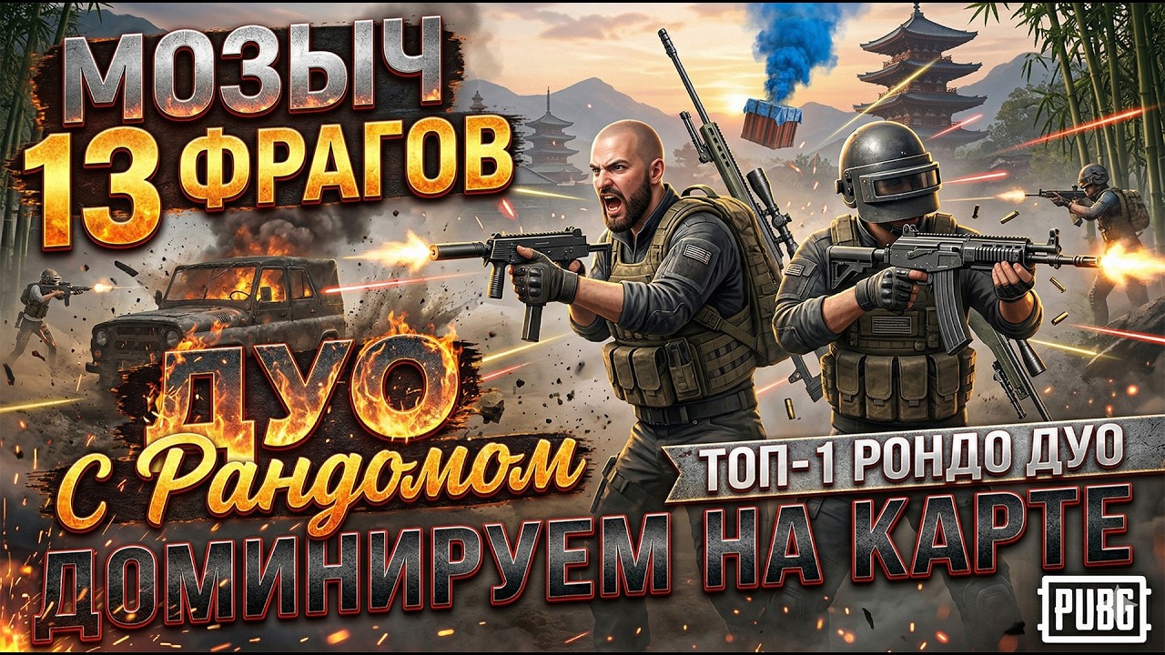 Дуо с рандомом, 2 рыси, красивый панцерфауст, 13 фрагов и доминирование на карте.