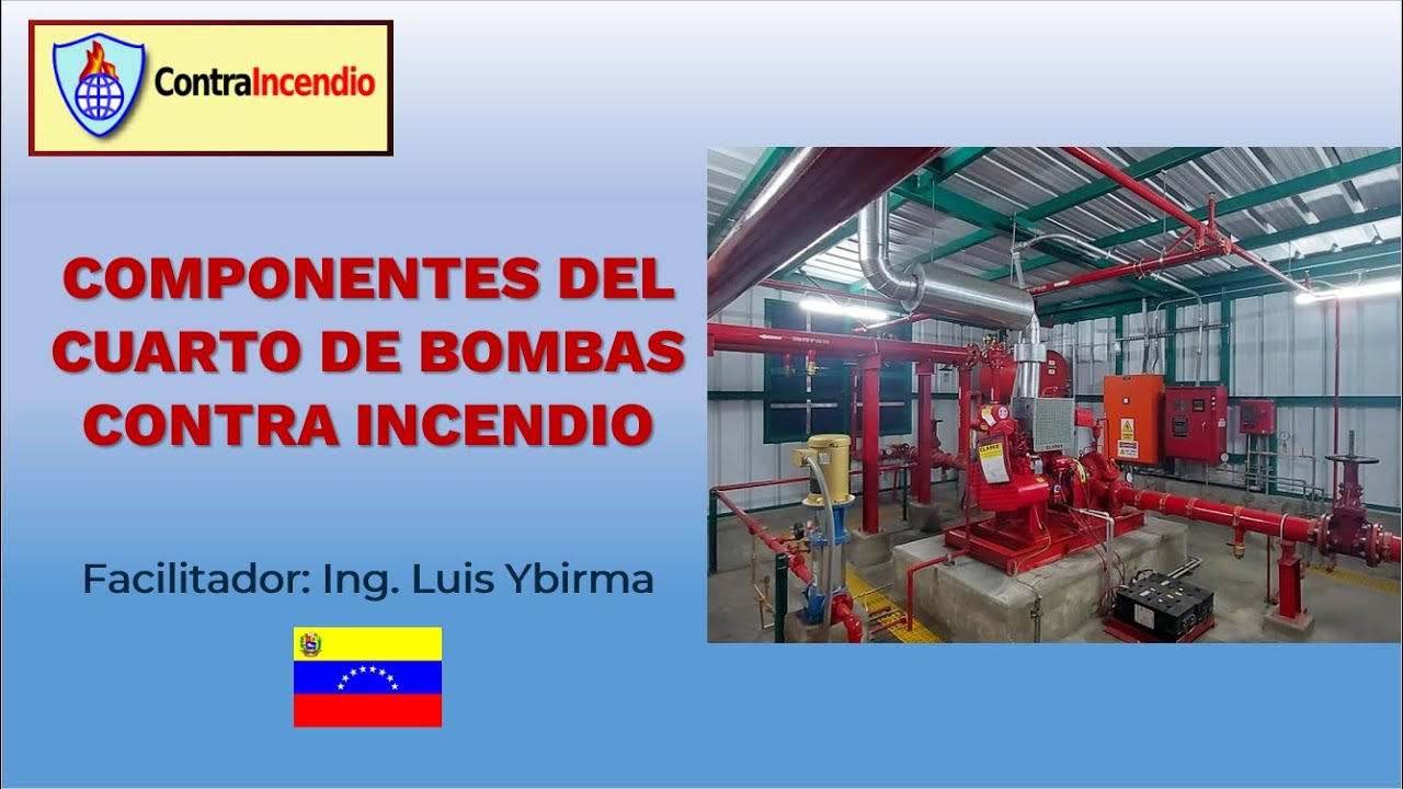Cuarto de Bombas Contra Incendio (Componentes, Válvulas y Accesorios) - según NFPA 20