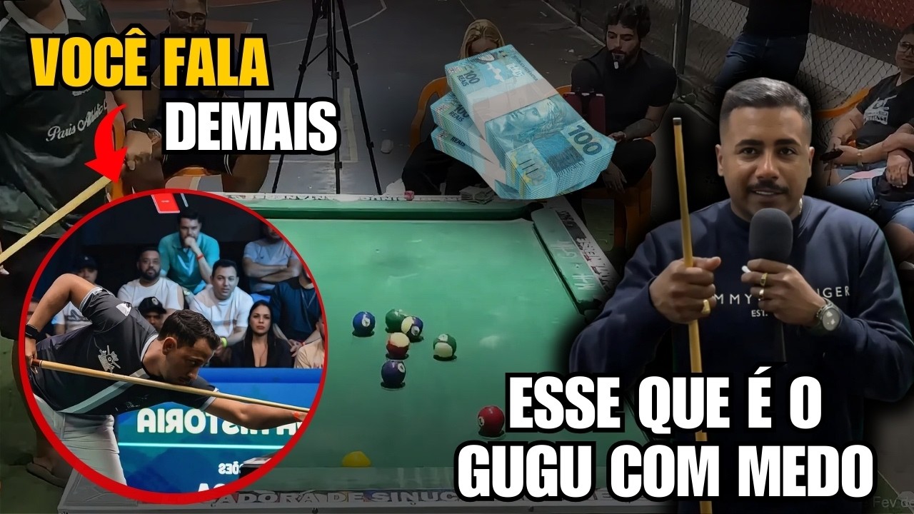 MAYCON DESAFIOU O GUGU SEM MEDO NOS PAUS