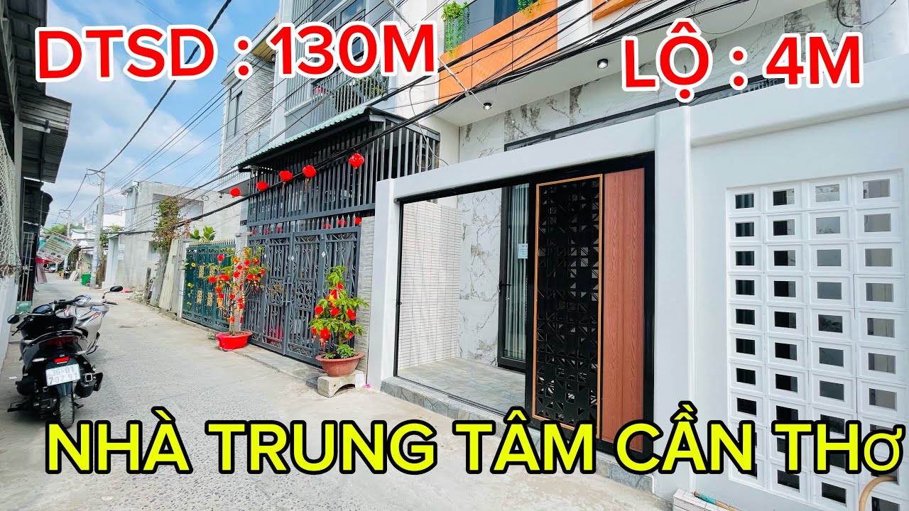 Nhà Mới Trung Tâm Cần Thơ Hẻm 388 Nguyễn Văn Cừ 