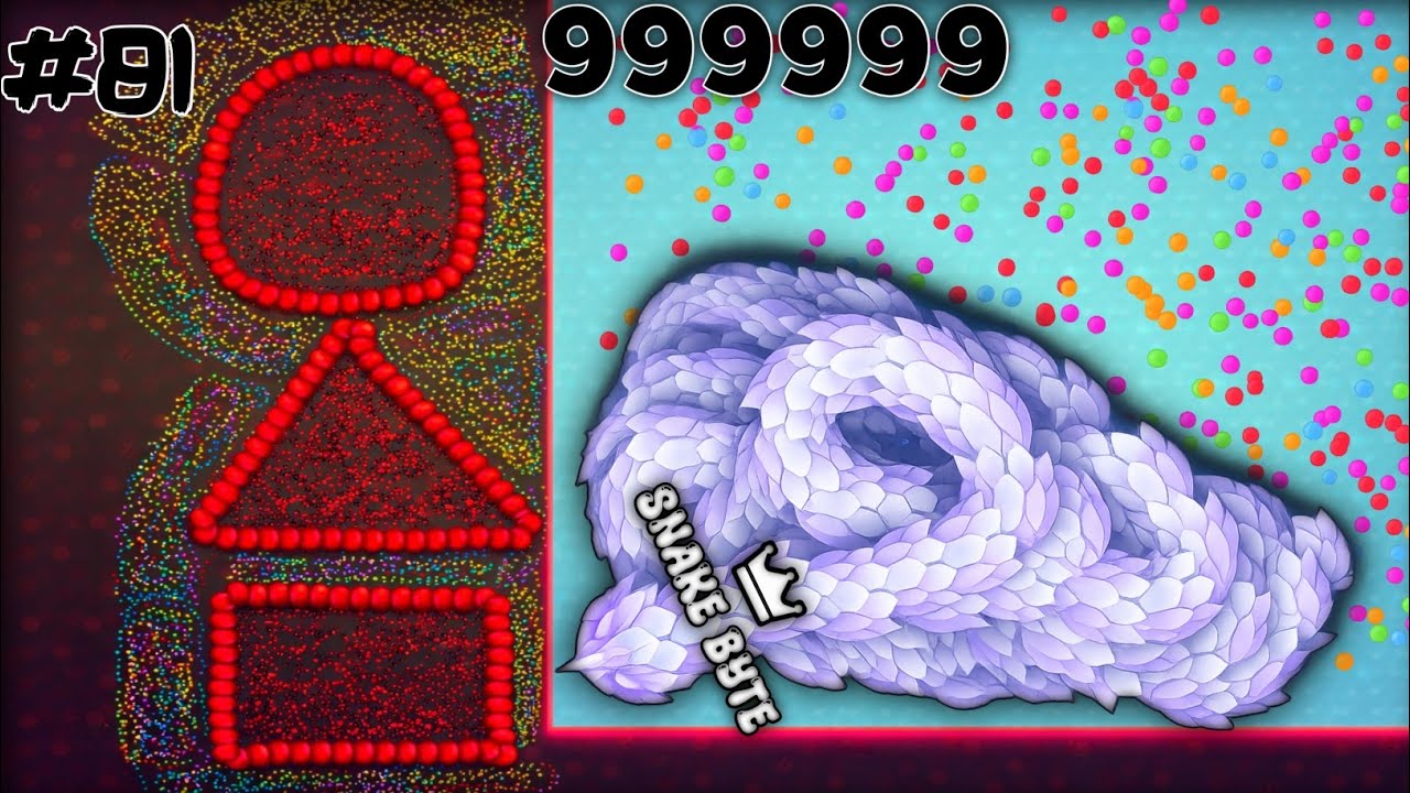 OMG 😱🐍 FROSTBITE ❄️ FINDS SQUID GAME SHAPES OUTSIDE THE MAP… HOW?! BEST EPIC SNAKE IO GAMEPLAY!🔥#81