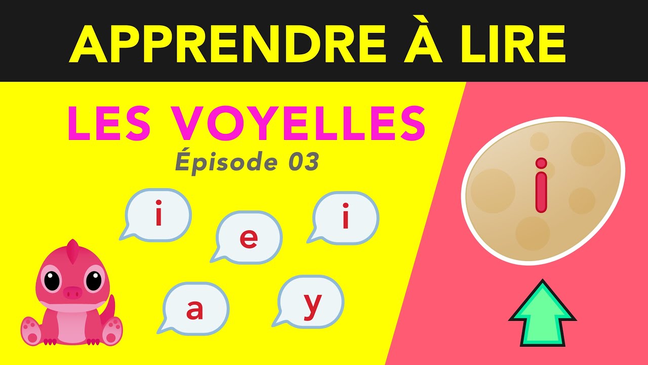 Voyelles de l'alphabet : les lettres I et Y | Méthode Syllabique Bobo (maternelle - CP - CE1)