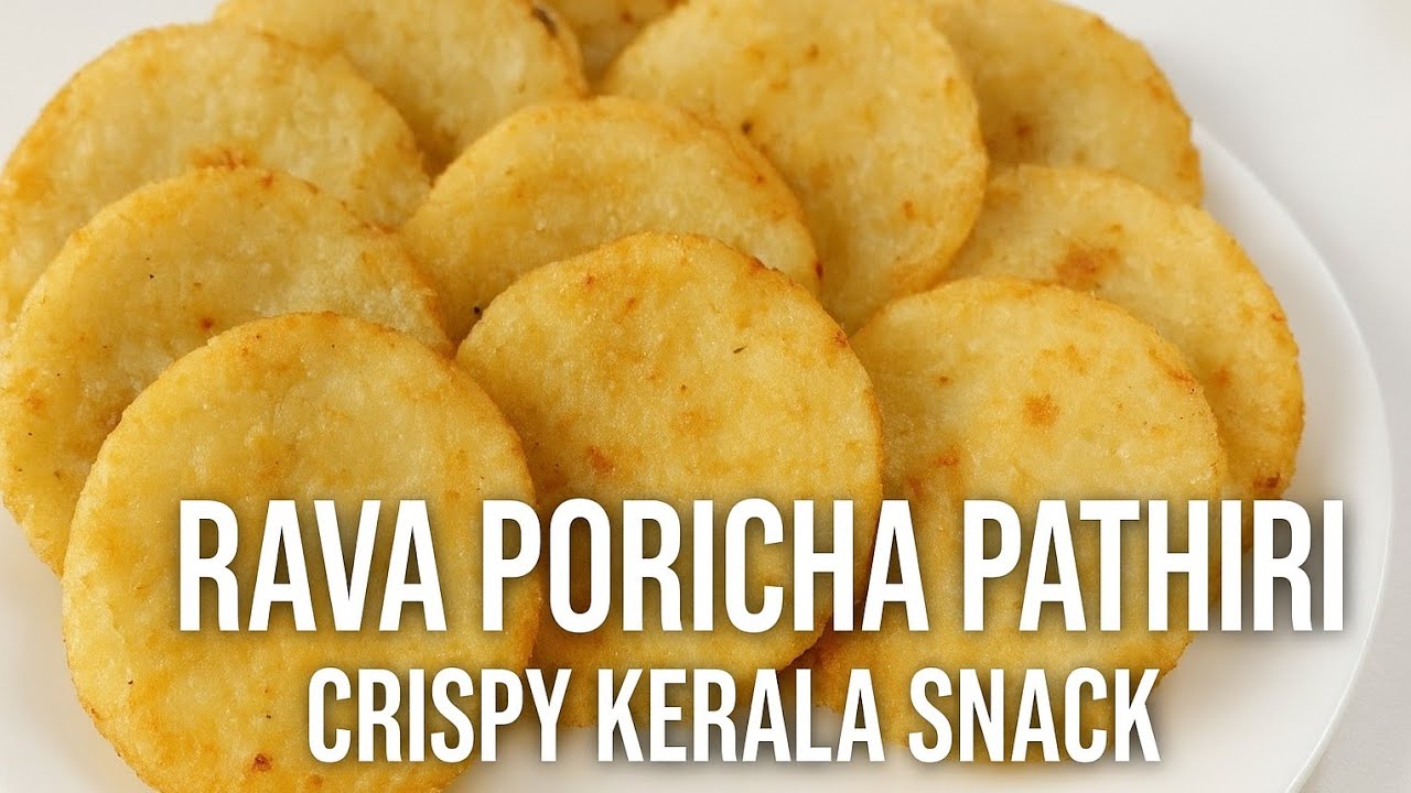 ഇതു പൊലെ റവ കൊണ്ട് പൊരിച്ച പത്തിരി ഉണ്ടാക്കിയത് കഴിച്ചിട്ട് ഉണ്ടോ ഇല്ലകിൽ try ചെയ്യൂ 👍#kerala food❤️