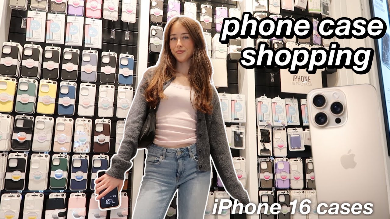 Phone Case Shopping for the New iPhone 16 Pro Max | shopping vlog