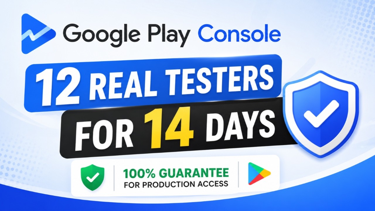 HOW TO COMPLETE CLOSED TESTING in Play Store (2026) | 12 Testers for 14 Days