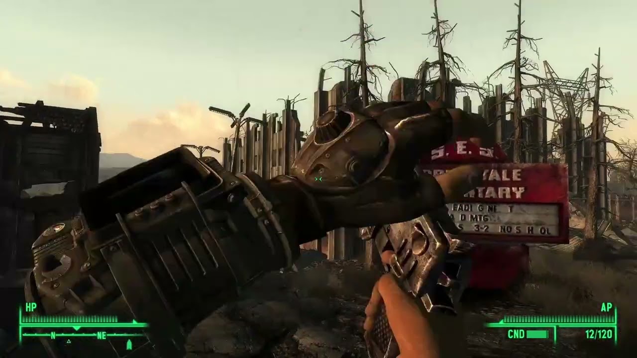 Fallout 3 part 2 ~ Hollowed-Out Rock, Entering Megaton
