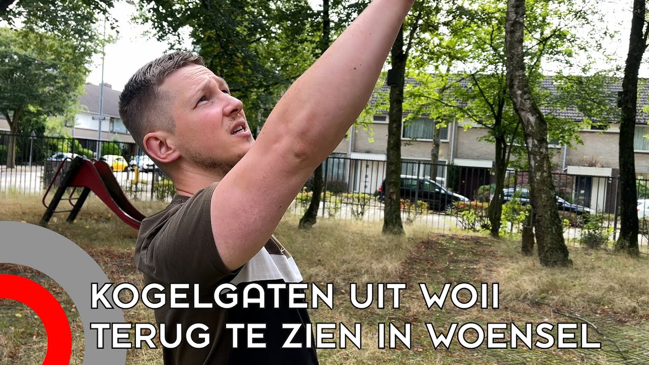 kogelgaten uit WOII terug te zien in Woensel