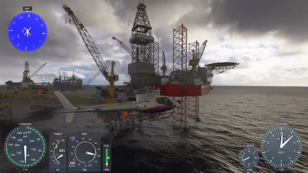 Flight Simulator 2024 - Ekofisk Oil Rig