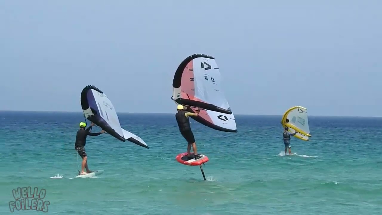 Merimbula Beach NSW day 2 Wingfoiling