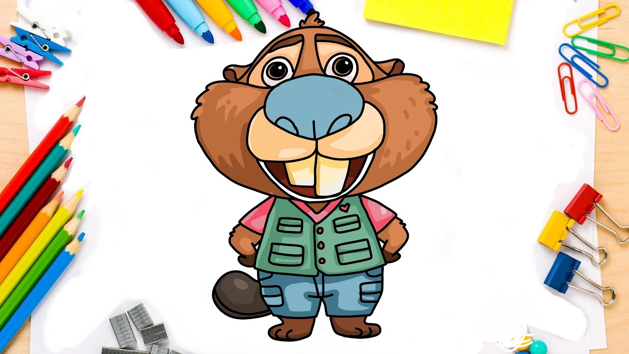 How to Draw Nibble Maplestick Zootopia 2