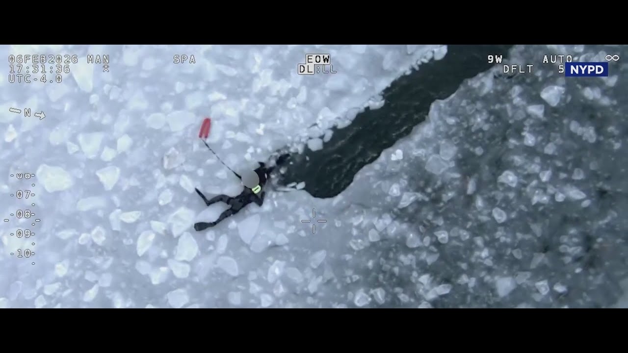 NYC rescue: 3 people saved from icy waters, police say