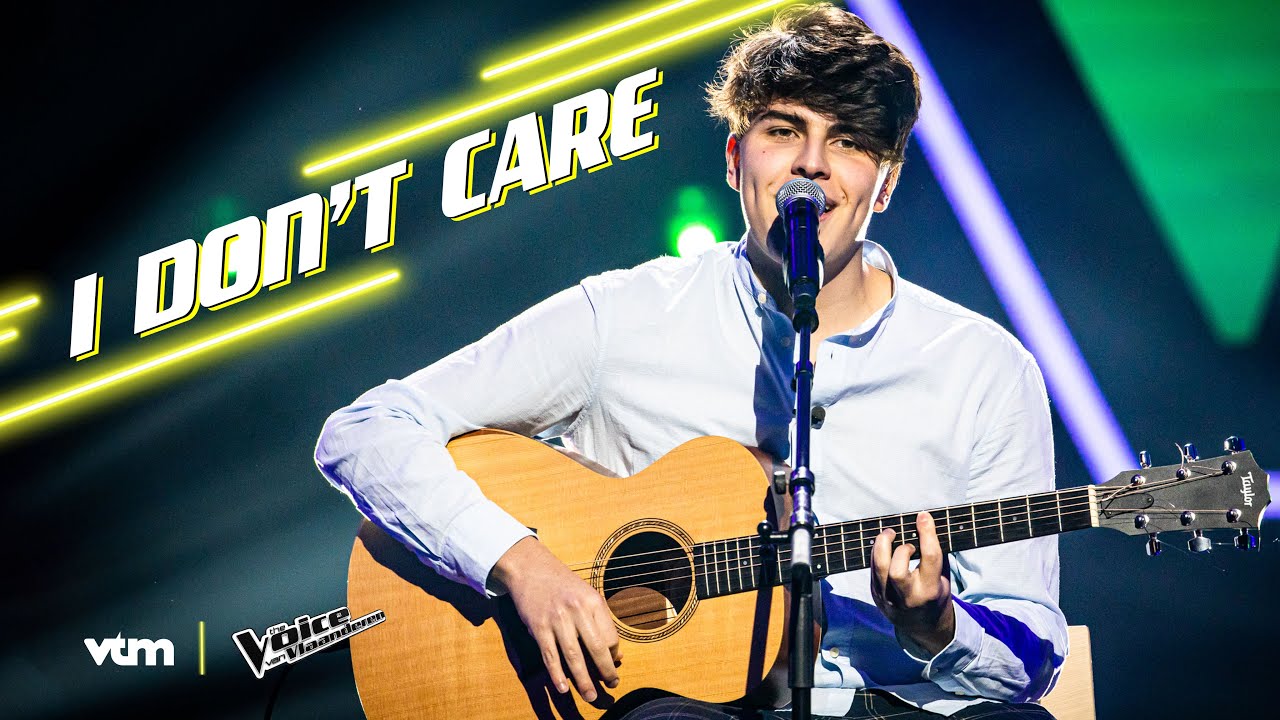 Ilias - 'I Don't Care' | The Blind Auditions | The Voice van Vlaanderen | VTM