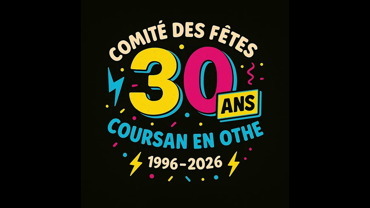 30 ans du Comité des Fêtes de Coursan en Othe - 2026, version Rock n'Roll