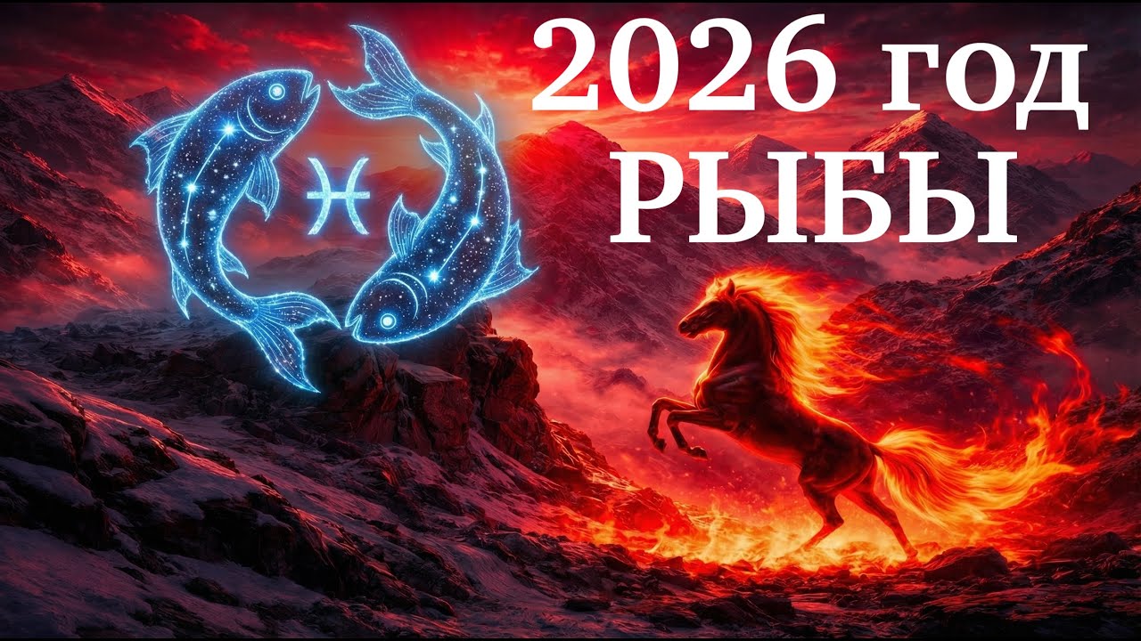Рыбы в шоке: Уран ломает прошлое, Плутон чистит душу, Юпитер даёт шанс! Гороскоп 2026