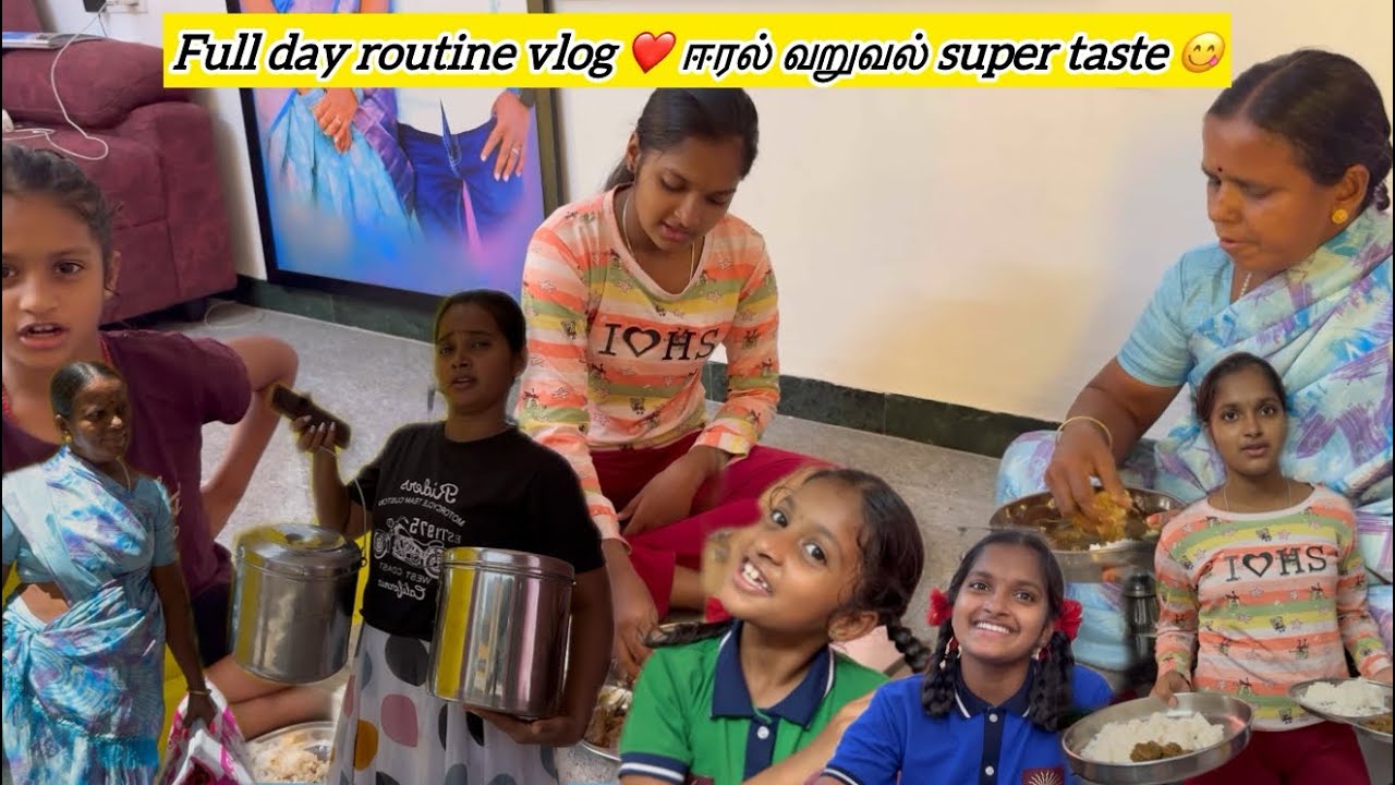 இன்னைக்கு எங்களோட full day routine 🥳பாக்கலாம் வாங்க ❤️ #durgagandhi 