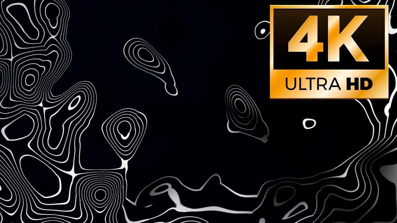 4K Live Wallpaper Abstract White Waves Background
