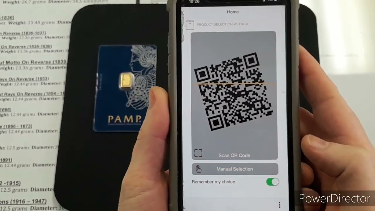 Verifying 1g Pamp Multibars with VERISCAN App @MidwestGoldSilver