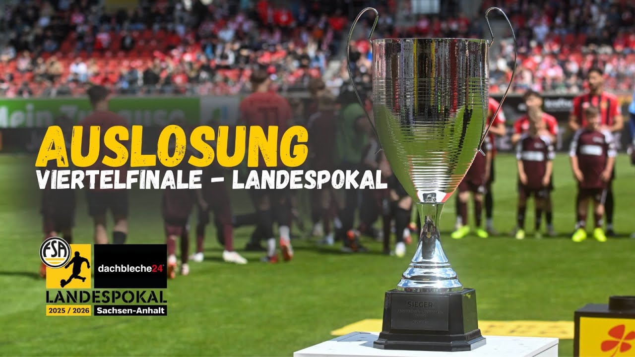 Auslosung des Viertelfinals im dachbleche24-Landespokal 2025/2026