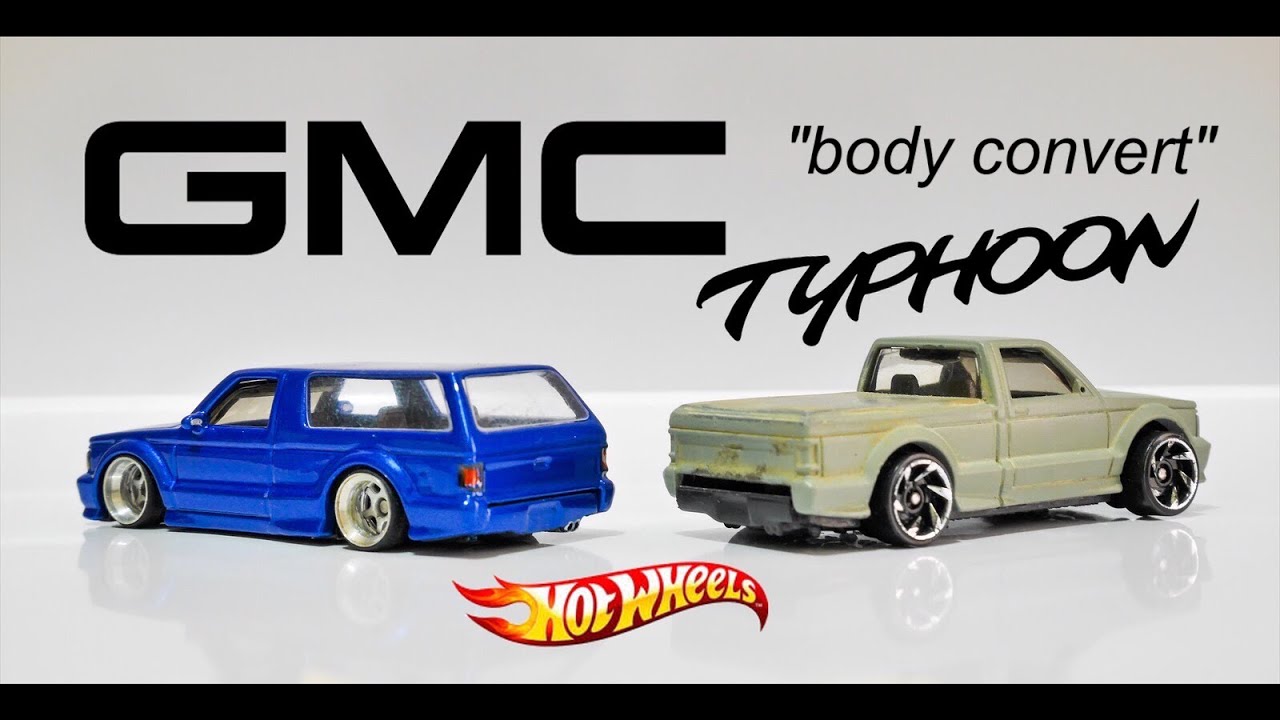 Hot Wheels Custom GMC Syclone Body Convert