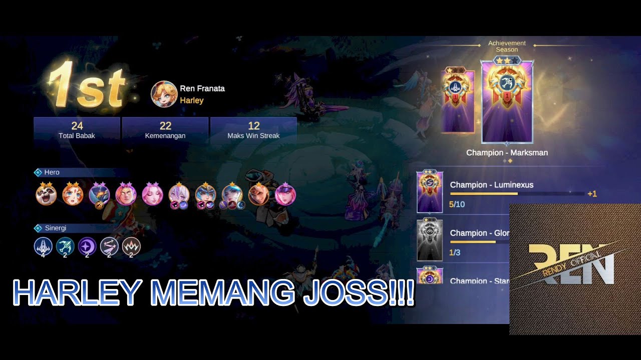 COMMANDER HARLEY PART 1| JOSSS!| JUARA 1 GAESS
