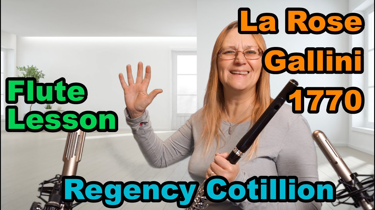 La Rose from Gallini 1770 - flute lesson