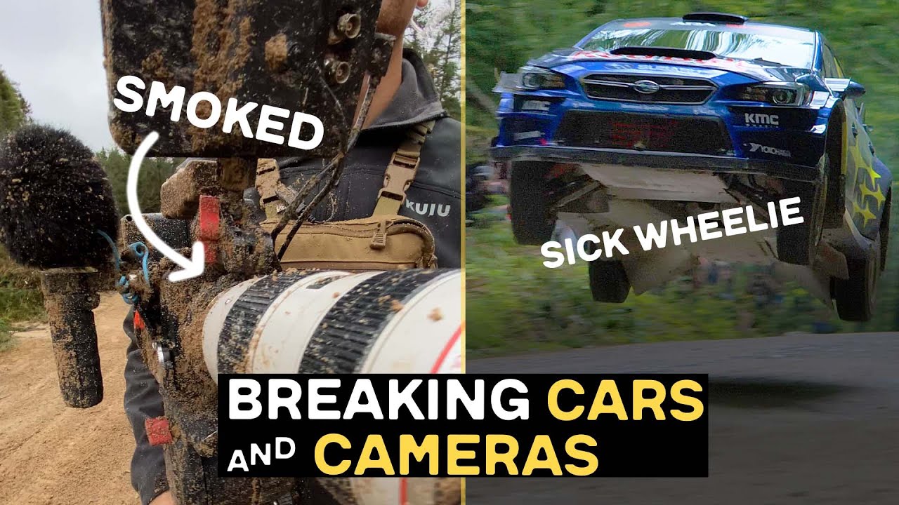 Behind the Scenes Filming Rally Cars for a Job.
