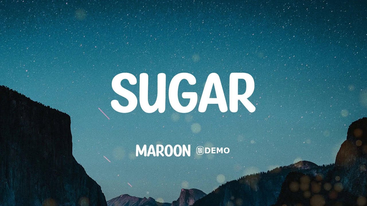 Maroon 5 - Sugar (Lyric video)