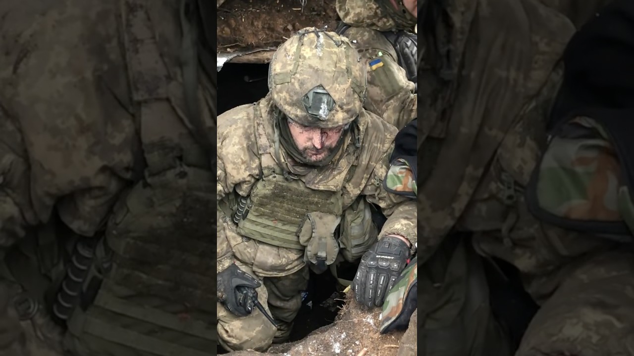Our Ballistic helmets have saved many lives in Ukraine, most are hit like this.. #ukrainewar #shorts