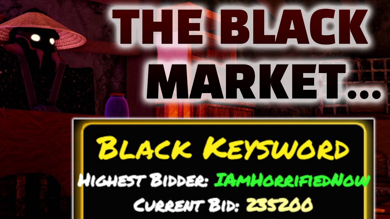 The BLACK-MARKET update is PRICEY + Thor kanabo || Roblox ZO ぞ samurai