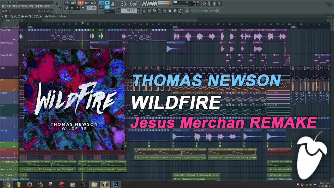 Thomas Newson - Wildfire [FL Studio Remake + FREE FLP]