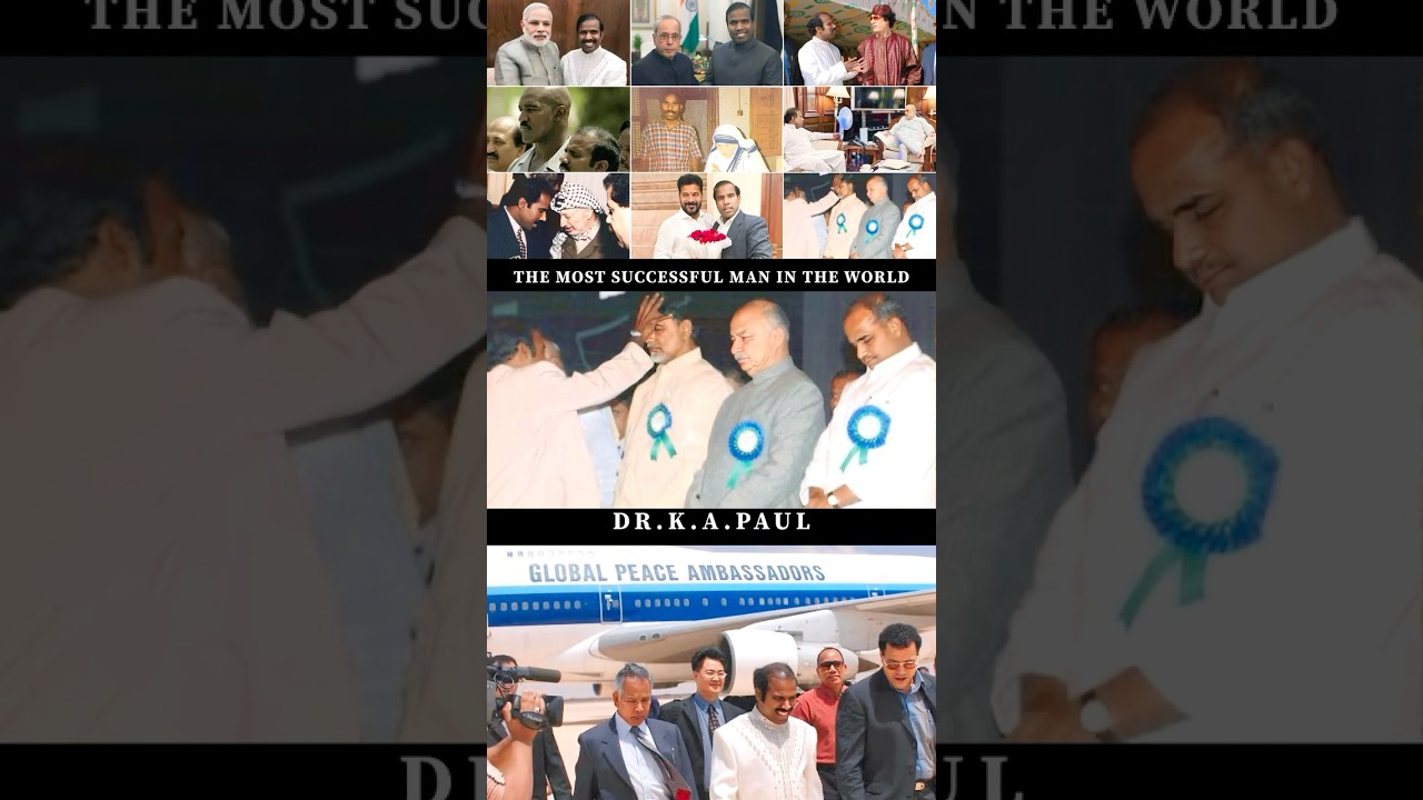 Global Peace Ambassador |Dr.K.A.Paul| #kapaul #kapaullatestnews #chandrababu #ysjagan #revanthreddy