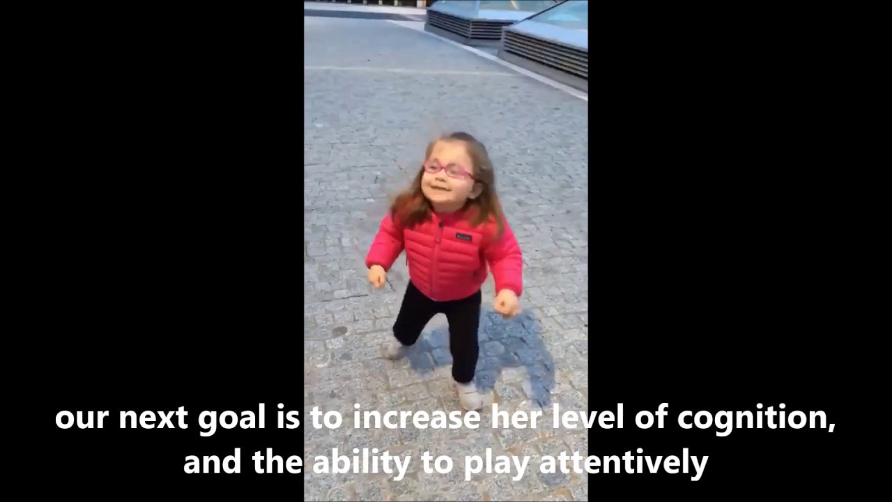 Margherita was born with a mutation of the KCNQ2 gene, now she is walking independently