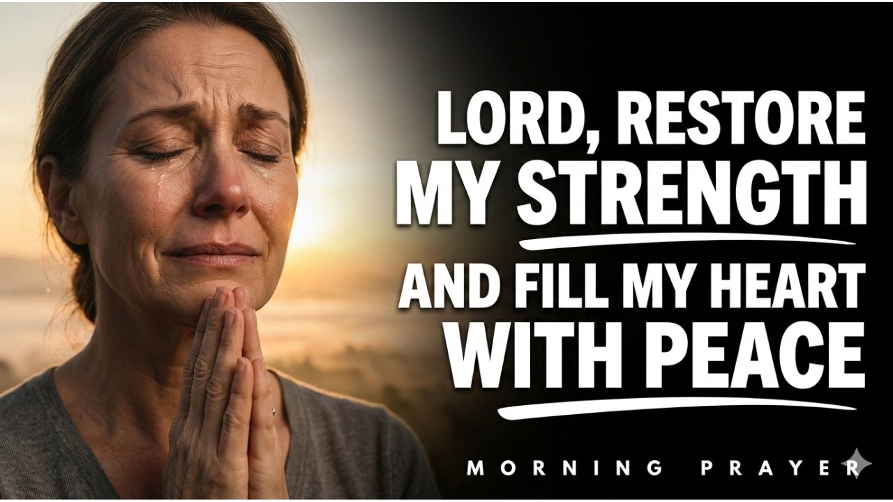 LORD RESTORE MY STRENGTH AND FILL MY HEART WITH PEACE TODAY