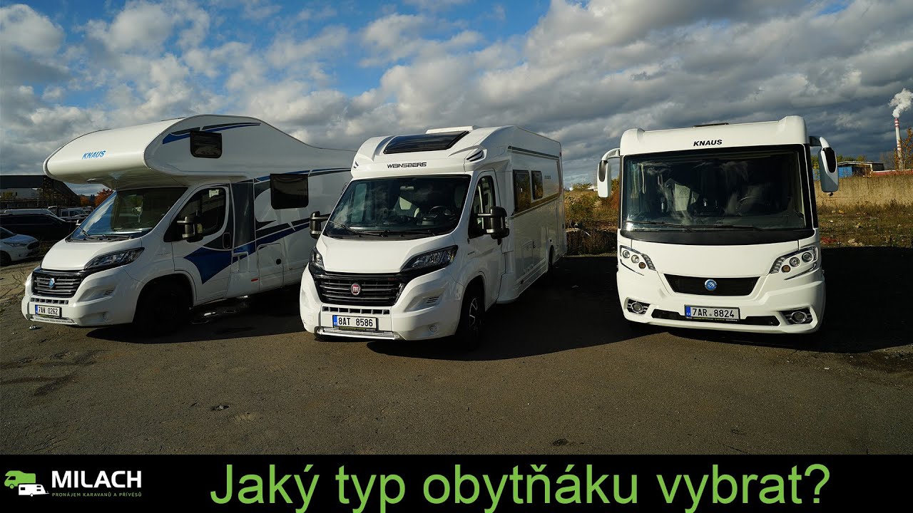 Jaké existují typy obytných vozů a který si vybrat?