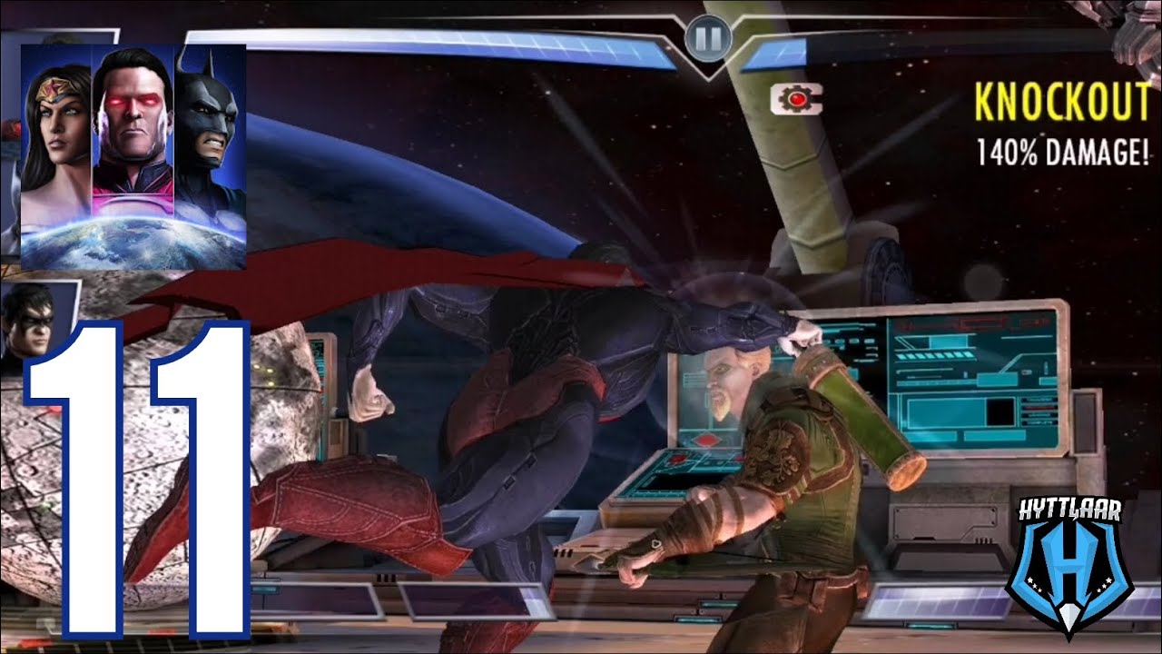 Injustice: Gods Among Us - Gameplay Walkthrough Part 11- Battle 12(iOS, Android)