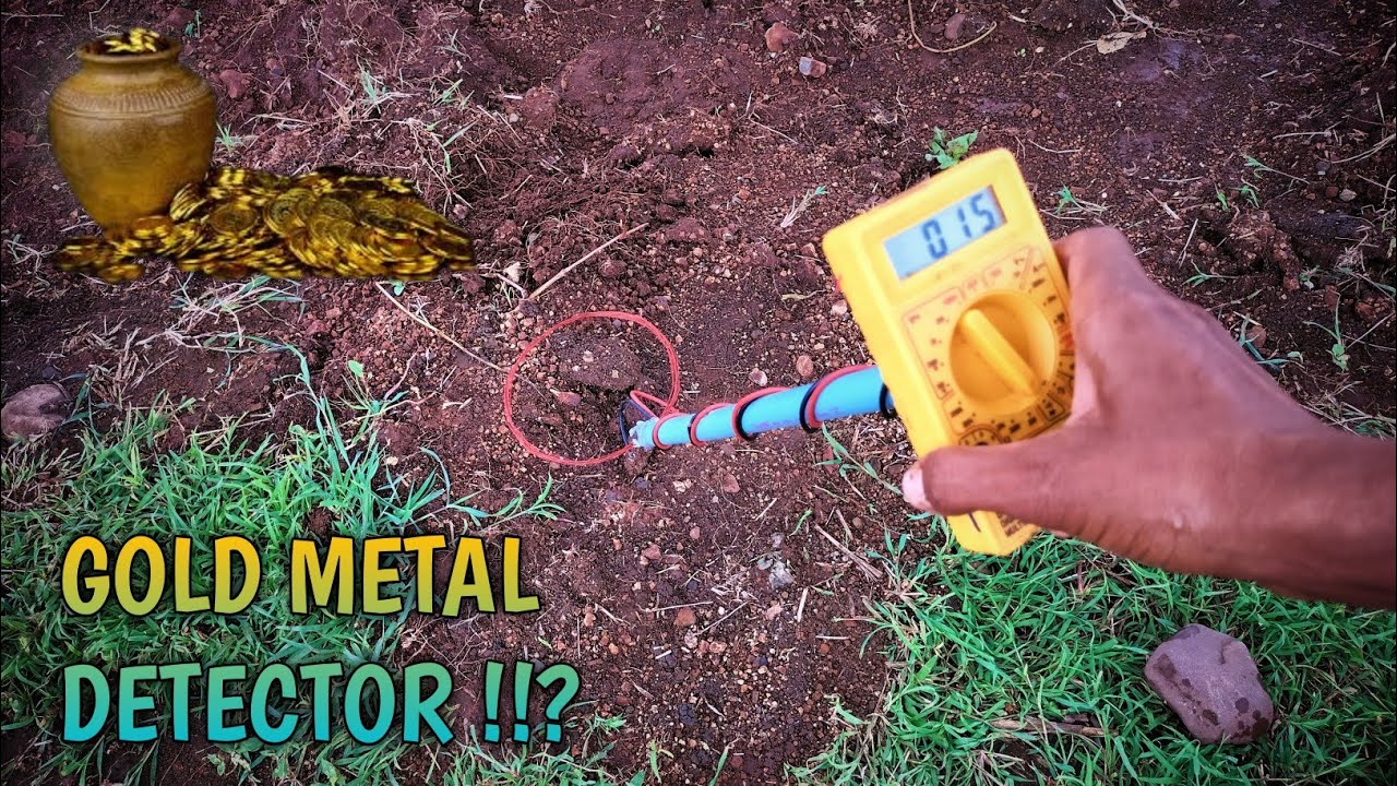 speaker and multimeter ki madad se banaen gold metal detector