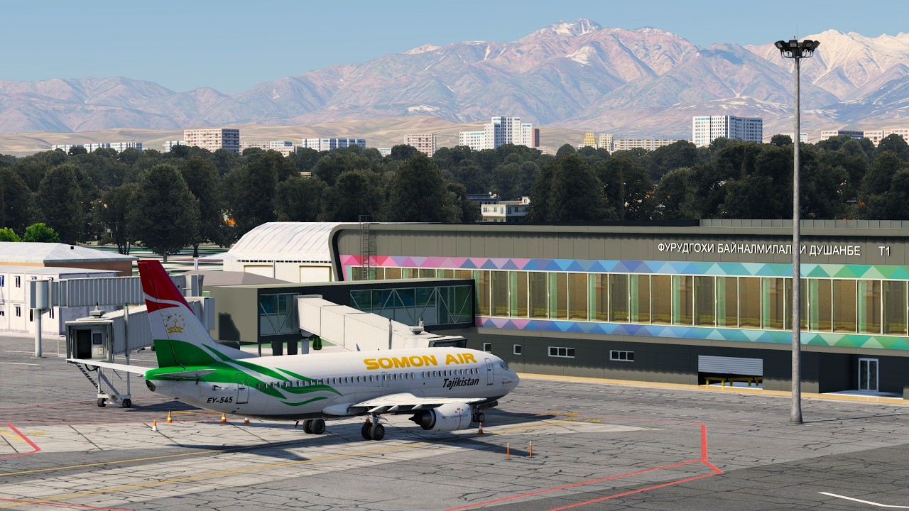 Душанбе - Туркестан | Ixeg 737-300 | Somon Air | UTDD - UAIT | XPME | X-Plane 12.4.0
